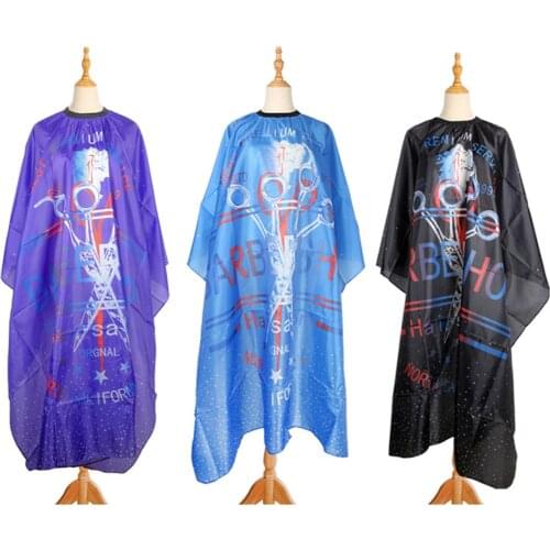 Hair Styling Cape Hair Salon Hair Cutting Cape w/ Elastic Collar Antistatic Hairdresser Apron Hair Dye Apron Salon Styling Cloth
