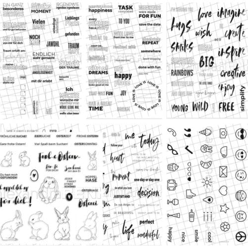 German Easter Clear Stamp Transparent seal for DIY scrapbooking/Card Making c626