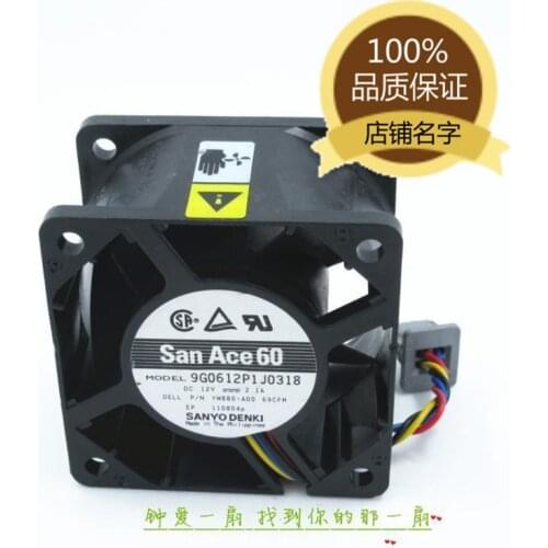 Original 9G0612P1J0318 12V 2.1A 6038 6CM server chassis oversized wind violent cooling fan