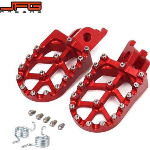 Motorcycle CNC FootRest Footpegs Foot Pegs Pedals For HONDA CR125 CR250 CRF150R CRF250R CRF250X CRF450R CRF450X CRF250L CRF250M