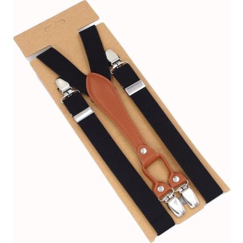 Boys Suspenders Kids braces New Elastic Adjustable Girls Suspenders Kids Suspender for Wedding 9colors 2.5cm*80cm