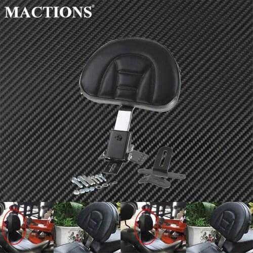 Adjustable Motorcycle Plug In Driver Rider Backrest For Harley Touring Road Street Glide Road King FLHT FLHX FLHR 1997-2020 2021
