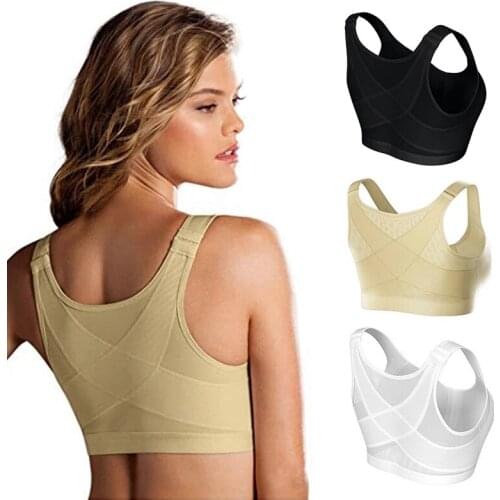 Yoga Sports Bras Posture Corrector Lift Up Bra Women Cross Back Bra Breathable Underwear Shockproof Sport Fitness Vest Bra