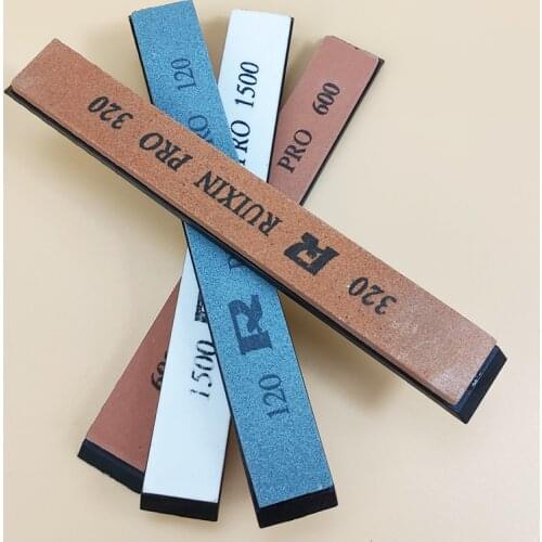 Ruixin pro knife sharpener Professional high quality whetstone sharpening Stone 4Pcs 120 320 600 1500 oil Stone honing stones