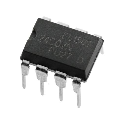 10pcs AT24C02 24C02 2-Wire Serial EEPROM E2PROM 2K DIP-8 NEW