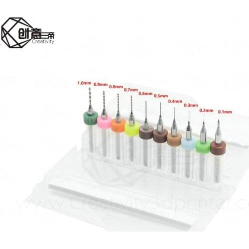 10pcs/Set Nozzle cleaning needle High Quality Hard Alloy PCB Drill Bit tungsten steel carbide for print circuit board cnc Bits