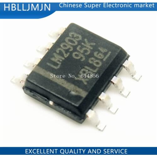 10PCS LM2903DR LM2903D LM2903 SOP-8