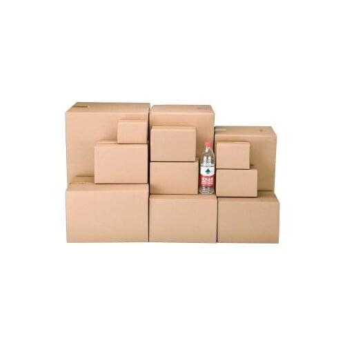 10pcs/lot Wholesale 7 Sizes Corrugated Packing Box Kraft Paper Mailing Box Express Transportation Carton Box