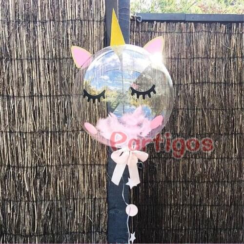 100pcs 18/24/36inch No wrinkles PVC Transparent Helium Balloons Bubble Balloon Wedding Birthday Event Party Favors Decoration