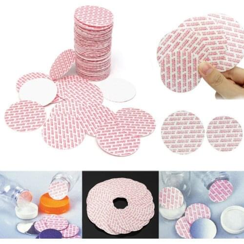 100Pcs Press & Seal Cap Liners Jar Bottle Foam Safety Tamper Seals 20/24/28/38mm