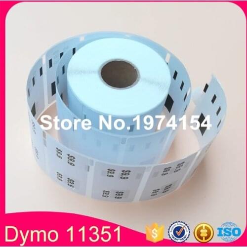 100 x Rolls Dymo compatible 11351, jewelry labels, 54x11mm, 1500 labels per roll