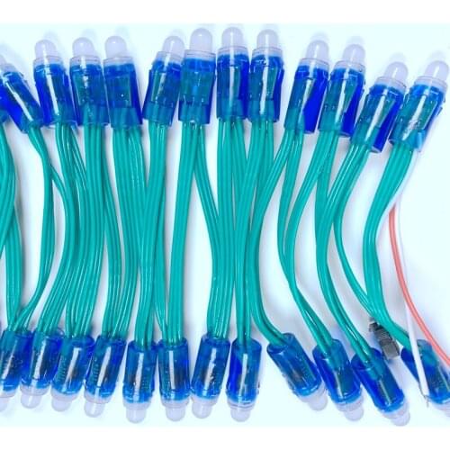 1000pcs DC 5V WS2811 IC RGB LED Module String Light 12mm Full Color IP68 Outdoor Waterproof Advertisement LED Pixel Light