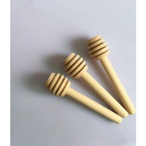 8 cm S Wooden Honey Spoon Rod Dippers honey stir stick kitchen tool LX5057