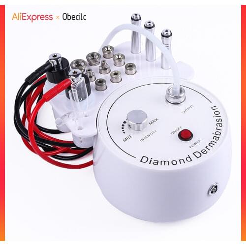 3 In 1 Diamond Microdermabrasion Dermabrasion Machine Water Spray Exfoliation Beauty Machine Wrinkle Facial Deep Peeling Device