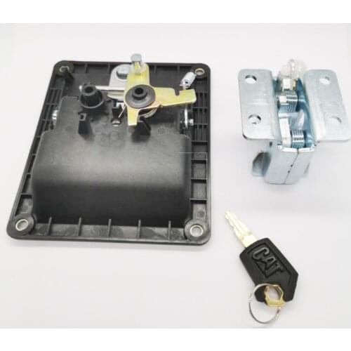 CATERPILLAR excavating machinery E320 323 326 330 336 349GC Excavator side door lock Pump door lock Outside handle of lock block