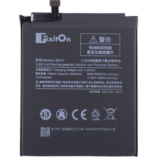FixitOn Xiaomi Mi A1 Phone Batteries