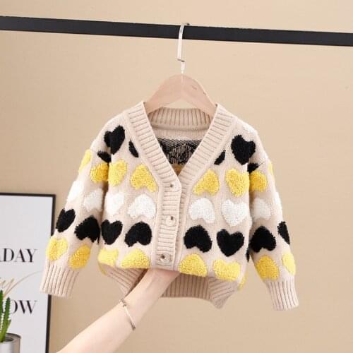 Spring Coat For Girls Knitted wool Jacket For Girls Fashion Plaid Kids Outerwear Autumn England Teenage Clothes For Girls School