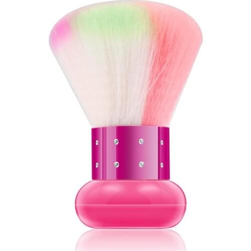 HOT!!! Soft Hair Mushroom Nail Dust Cleaning Brush Power Remover for Acrylic UV Gel