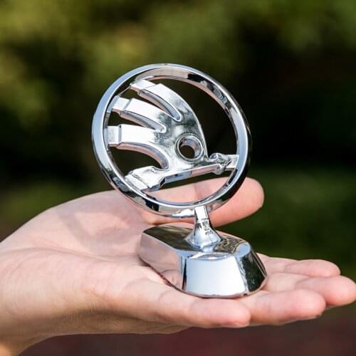 Car Hood Emblem Sticker for Skoda Rapid Kodiaq 1 Octavia A7 A8 A5 Yeti Fabia 2 Superb 3 Kodiak Karoq Kamiq Spaceback Front Badge