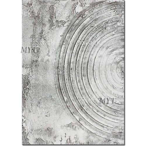 New Arrival Simple Design Wall Art Paintings Abstract Heavy Textured Acrylic Oil Painting Hot Selling Thick Knife Canvas Artwork