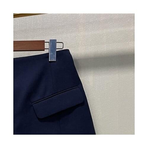 2021 Early Autumn New Wool Blended High-waist Casual Bootcut Shorts Suit Pants