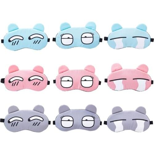 Cooling Ice Gel Eye Mask Cartoon Eyemask Sleeping Mask with Soft Backing for Headache Puffiness Migraine Stress Relief