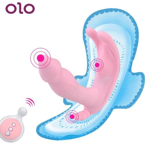 OLO Wearable Vibrator Wireless Remote Control Dildo Vibrator Clitoris Stimulator 10 Speeds Sex Toys for Women Female Masturbator