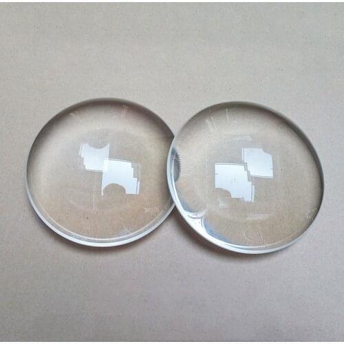 Optical Convex Lens 120mm Diameter ,120mm Focal Length K9 Test Glass Teaching Physics Instrument Triple Prism For Sensors