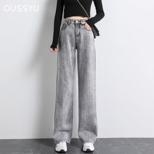 OUSSYU Womens Boyfriend Jeans