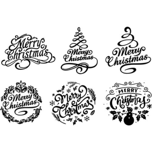 Christmas Silicone Seal Stamp DIY Scrapbooking Embossing Photo Album Paper Card