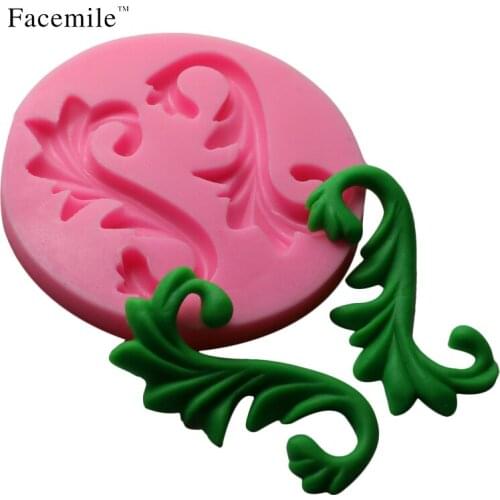 3D Leafs Design Silicone Cake Gift Fondant Gift Cake Decorating Tools Chocolate Gumpaste Gift