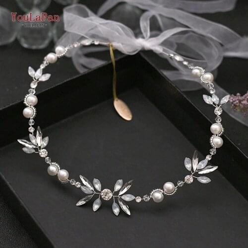 YouLaPan Bridal Hair Accessories Bridal Headbands for Wedding Crystal Headpieces for Bride Rhinestone Hair Accessories HP132