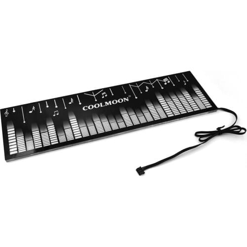 COOLMOON RGB Light Board Power Light-Emitting Side Panel Chassis CPU Bracket RGB Color-Changing LED Power PC Box Light Board New