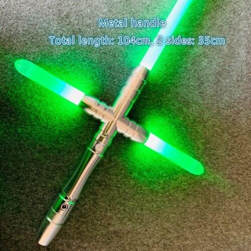 104cm / Light Metal Childrens Laser Sword Toys Cross Sound Lightsaber Outdoor Percussion Duel Toys Role Play Toys Props
