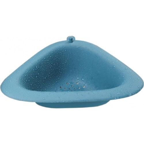 Triangle Sink Drain Basket Kitchen Storage Holder Rack Corner Hanging Shelf