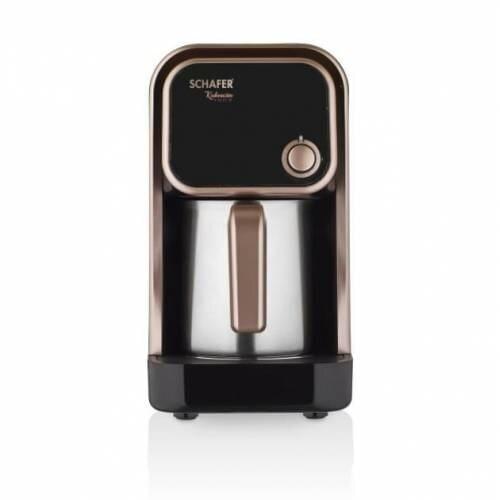 Turkish Coffee Machine 4 Cups Steel Pot Overflow Prevention System 600 W