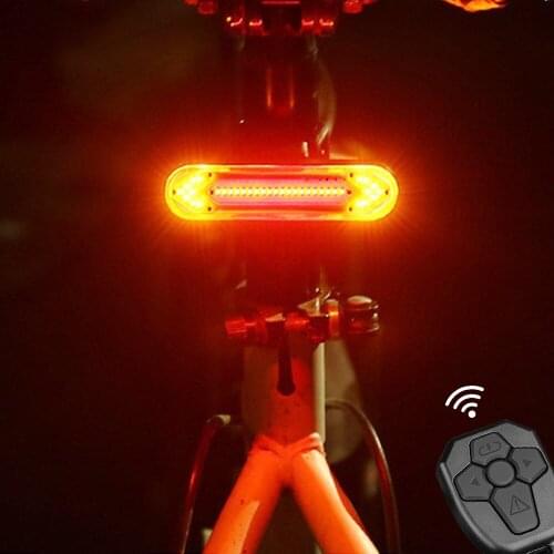 Bike Light Waterproof LED Taillight USB Rechargeable Mountain Bike Cycling Light Taillamp Safety Warning Light Rear Flashlight