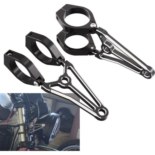 41mm Motorcycle Headlight Mount Bracket Fork Turn Light Clamps For Triumph Bobber Chopper Cafe Racer Tracker Scrambler