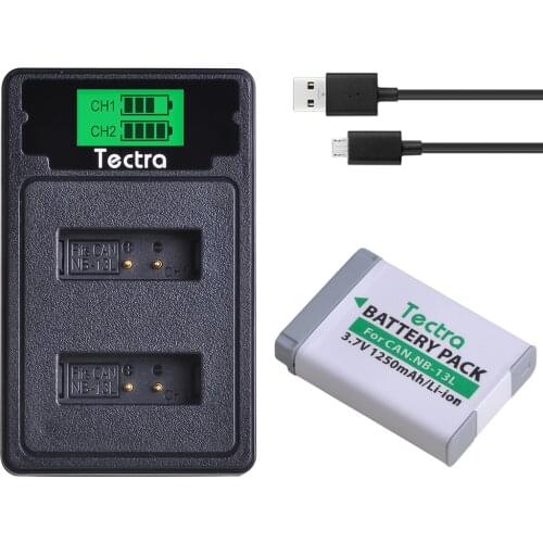 1PCS 1250mAh NB-13L NB13L NB 13L Battery+LCD Type C Charger for Canon G7 X Mark II G7X PM165 G5 X G5X G9 X G9X SX620 SX720 HS
