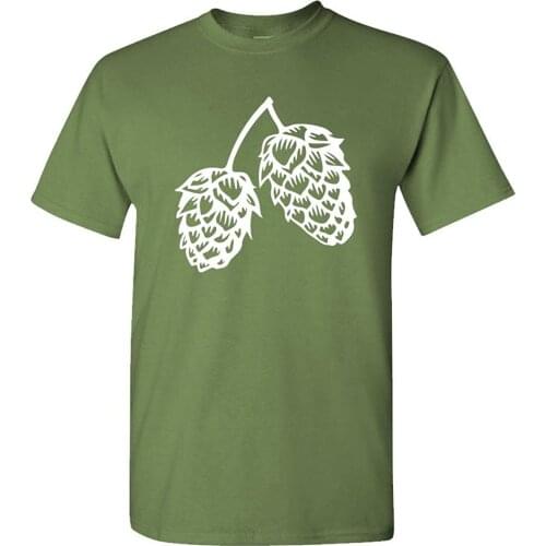 2019 Good Quality Brand Cotton Shirt Summer Style Cool Shirts HOPS - craft beer lager pale ale - Mens Cotton T-Shirt