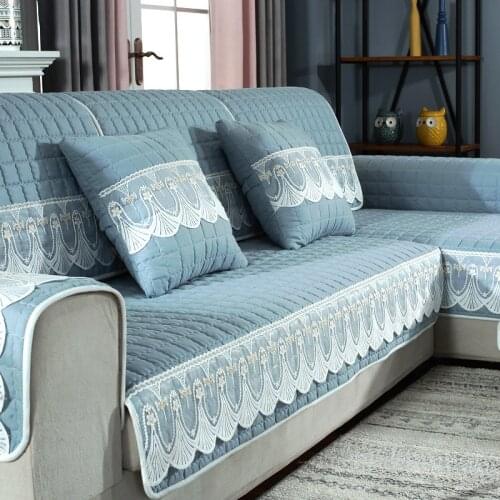 5 Colors Sofa Cover Velvet Comfortable Slipcover Slip Seater Couch Sofas Towel For Living Room Decor Cushion Blanket Cushion