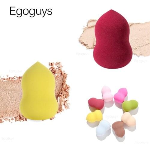 Colours Makeup Cosmetic Puff Smooth Calabash Shape Sponge Powder Puff Foundation Concealer Cream Mixer Make Up Face Care Tools