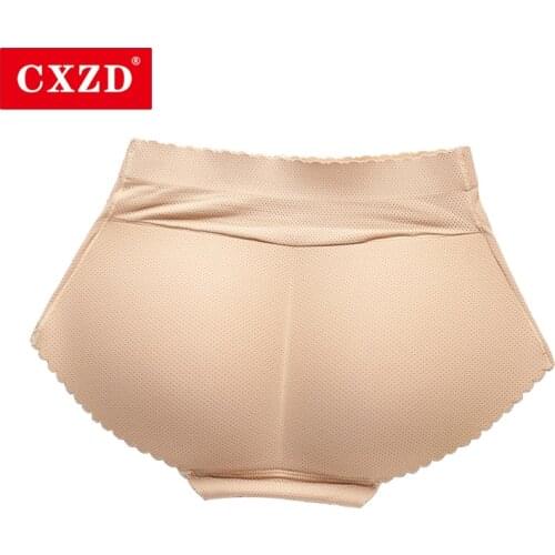 CXZD Women Butt Lifter Lingerie Fake Ass Brief Hip Up Padded Seamless Butt Hip Enhancer Shaper Panties Body Shapers