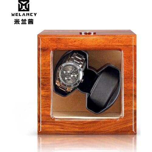 Wooden Automatic Watch Winder Case Holder Mechanical Watch Double Winding Display Organizer Luxury Motor Shaker Rotating Box