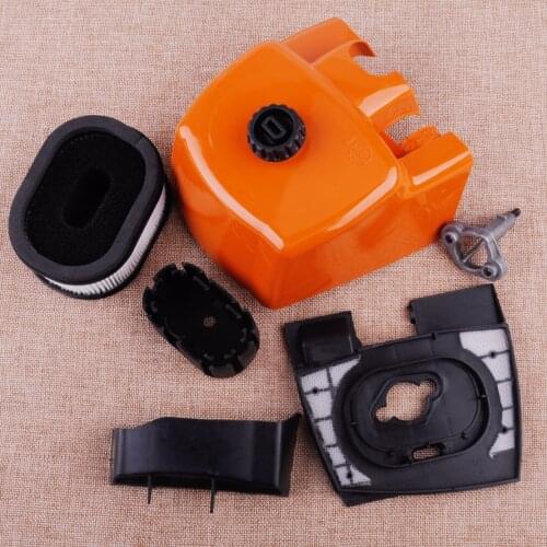 LETAOSK New 6PCS/Set Air Filter Cover Baffle Base Plate Flange Fit for Stihl 066 065 MS660 MS650