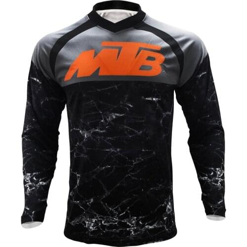 MTB Shirt Mens Long sleeve Jersey Bicycle Shirt Downhill Jersey Motorcycle Jersey Racing jersey Shirt Mountain Bike t-shirts