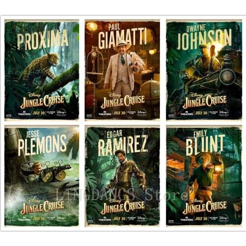 Disney Jungle Cruise Posters 5d Diy Diamond Painting Kit New Cartoon Movie Diamond Mosaic Embroidery Cross Stitch Art Home Decor