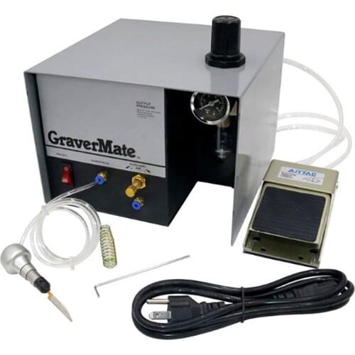 Pneumatic Impact Engraving Machine Graver Mate Jewelry Engraver Single Ended 110/220v jewelry graving