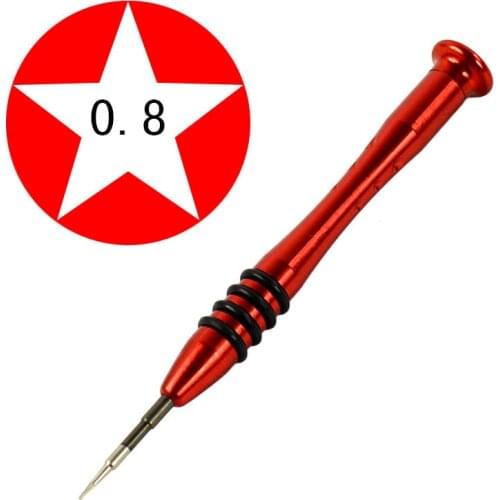 Precision P2 Pentalobe Screwdriver for iPhone 7 6s 5s 5c 5 4s 4 Bottom Star 0.8mm Screws Opening Repair Tools