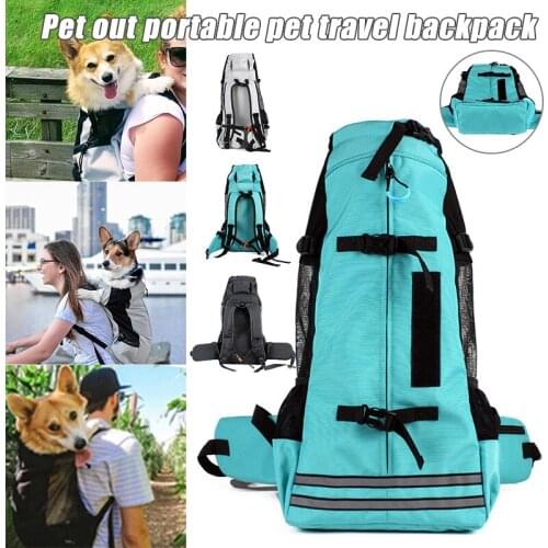 Pet Backpack Breathable Pet Dog Carrier Bag for Large Dogs Bulldog Backpack Adjustable Travel Bags Best Sale-WT